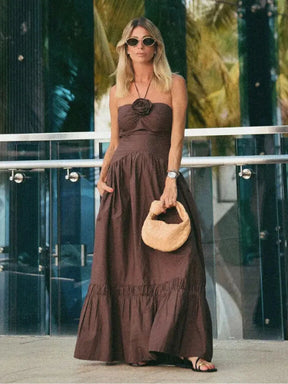 VESTIDO FRENTE UNICA ALFARROBA