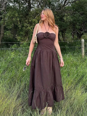 VESTIDO FRENTE UNICA ALFARROBA