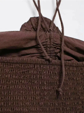 VESTIDO FRENTE UNICA ALFARROBA
