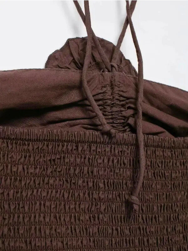 VESTIDO FRENTE UNICA ALFARROBA