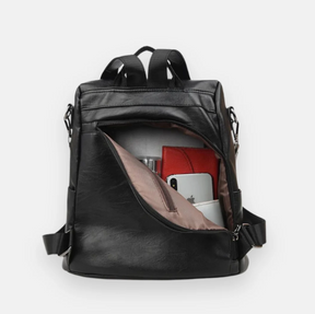 BOLSA MOCHILA COURO