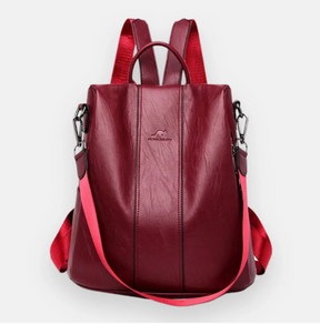 BOLSA MOCHILA COURO