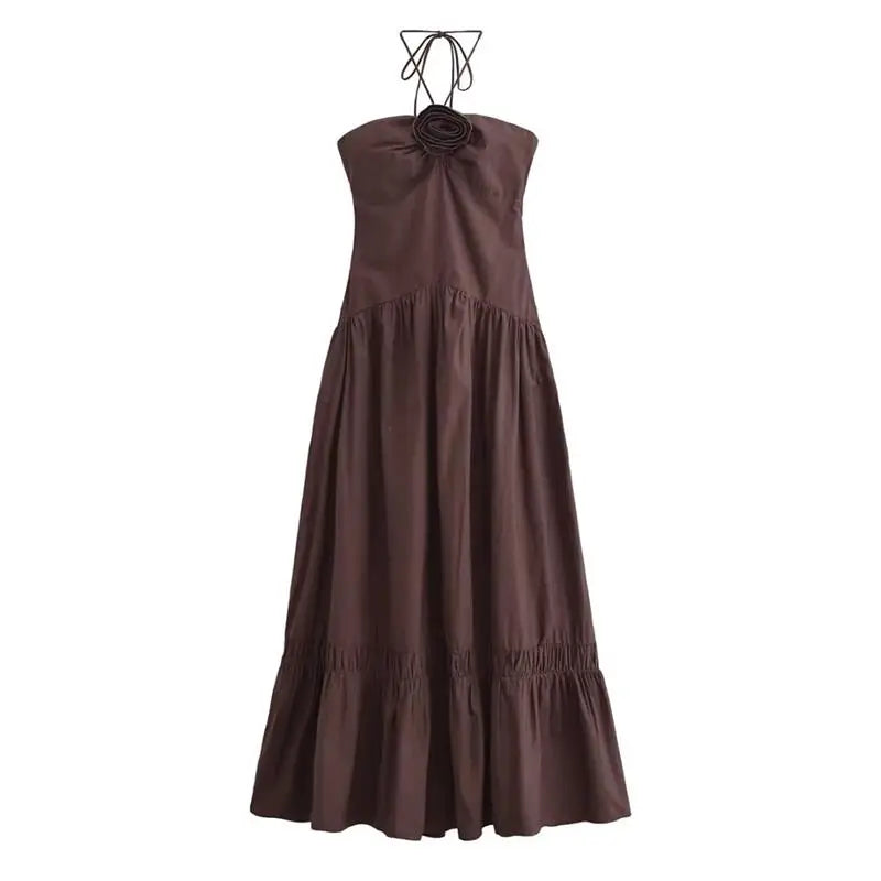 VESTIDO FRENTE UNICA ALFARROBA