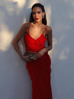 VESTIDO CECILIA VERMELHO